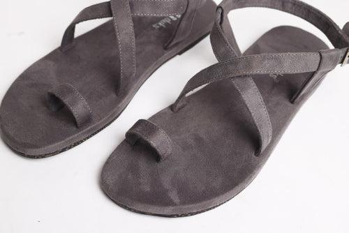 Sko Toe-Ring Vegan Suede Sandals Men