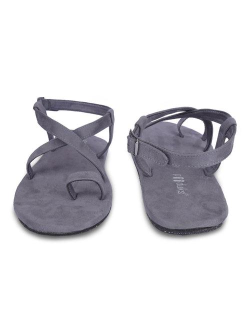 Sko Toe-Ring Vegan Suede Sandals Men