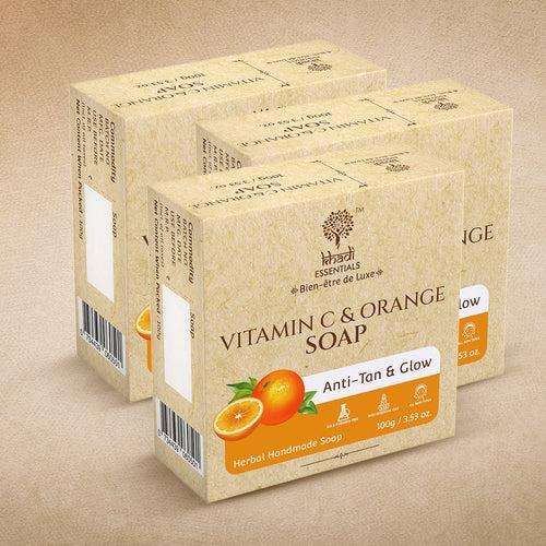 Vitamin C & Orange Soap (Pack of 3)