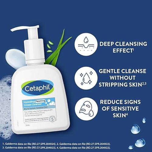 CETAPHIL Hydrating Foaming Cream Cleanser 236ML