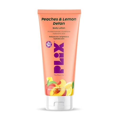 PLIX Peaches & Lemon Detan Body Lotion SPF15 - 200ml