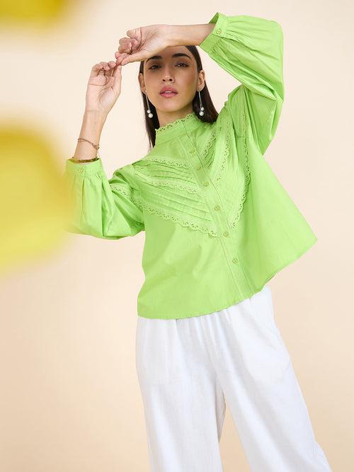 Gipsy Stylish Women Shirts Collection Green