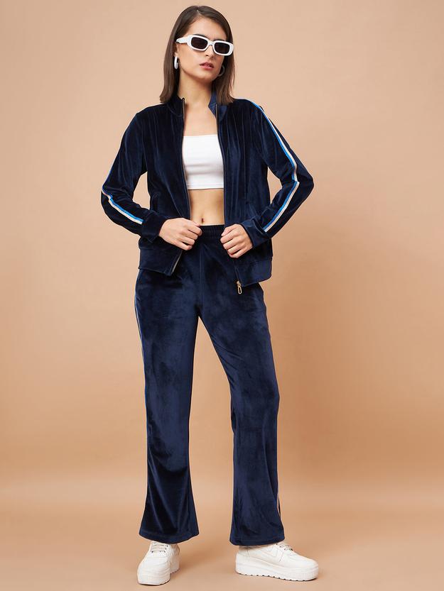 Navy 2-Piece Co-Ord Regular Fit Winter Set For Gipsy Women   Stylish & Cozy Winter Collection