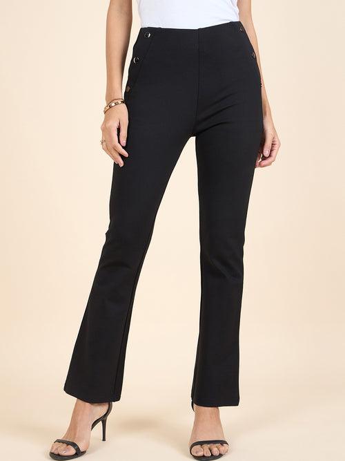 Gipsy Bottom Wear Ladies Pant Black