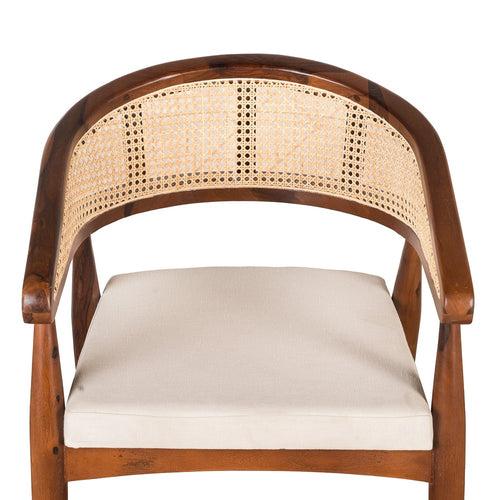 Doris Cane Wooden Chair