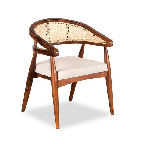 Doris Cane Wooden Chair