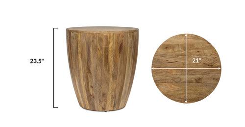 Olivia Drum Side Table