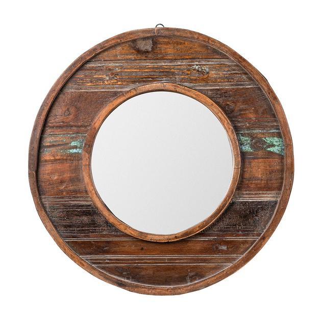 Reclaimed Round Wall Mirror