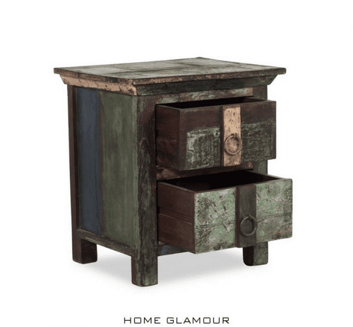 Reclaimed Bedside Table III