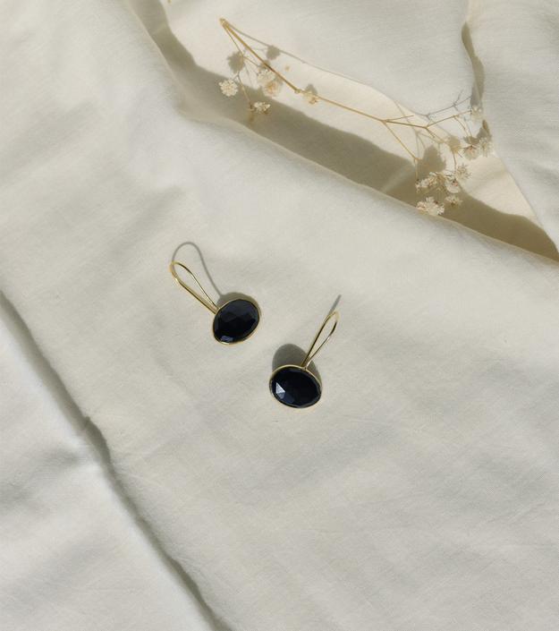 Onyx Drop Earrings