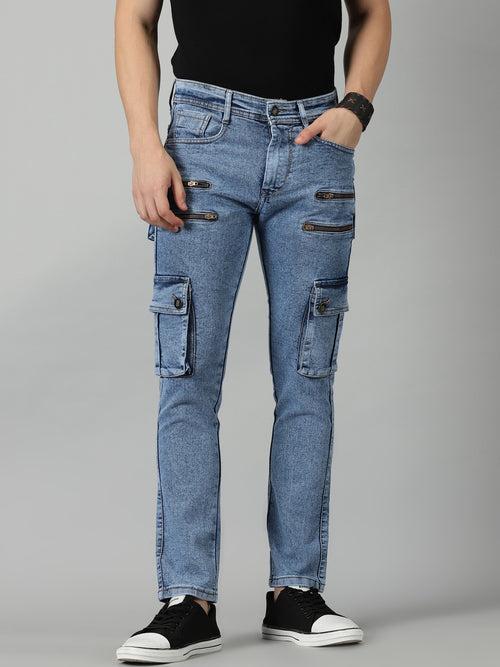 JEANS FOR MEN HAVING 6 POCKET WITH CHAIN