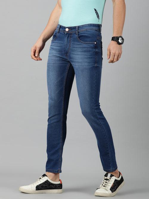 TRENDING MID BLUE JEANS FOR MEN