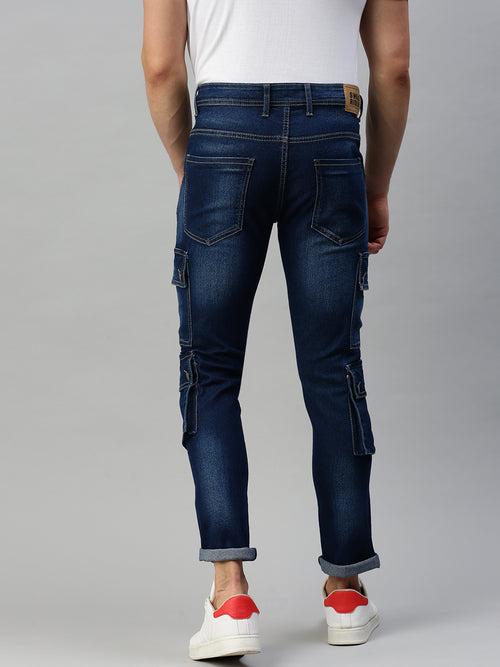 DENIM JEANS FOR MEN HAVING SIX POCKETS