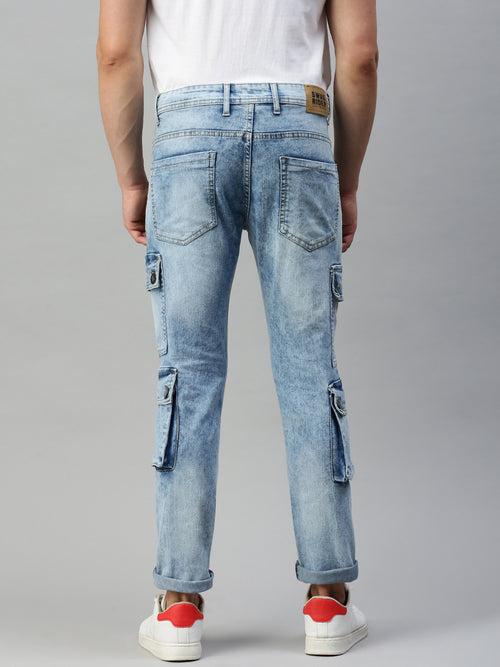 DENIM JEANS FOR MEN HAVING SIX POCKETS