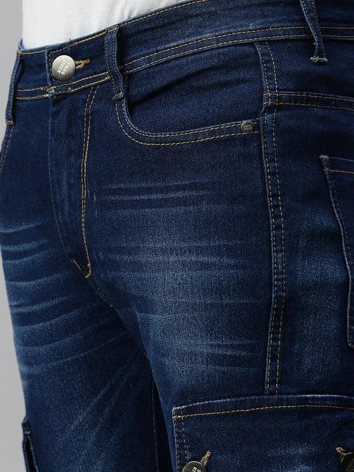 DENIM JEANS FOR MEN HAVING SIX POCKETS