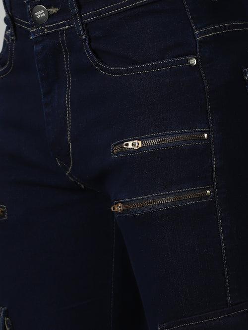 JEANS FOR MEN HAVING 6 POCKET WITH CHAIN