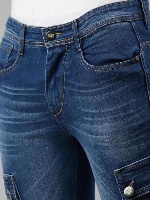 DENIM JEANS FOR MEN HAVING SIX POCKETS