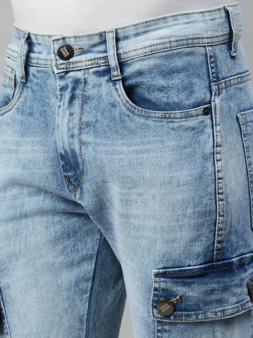 DENIM JEANS FOR MEN HAVING SIX POCKETS