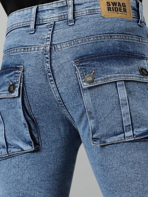 JEANS FOR MEN HAVING 6 POCKET WITH CHAIN