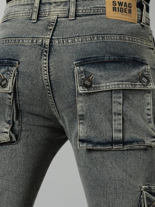 JEANS FOR MEN HAVING 6 POCKET WITH CHAIN