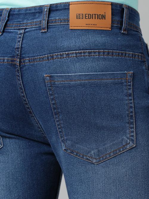 TRENDING MID BLUE JEANS FOR MEN