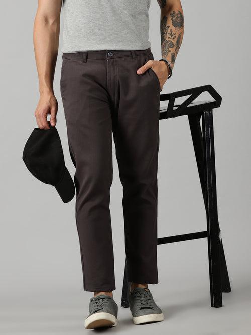 Charcol Cotton Trouser For Men's