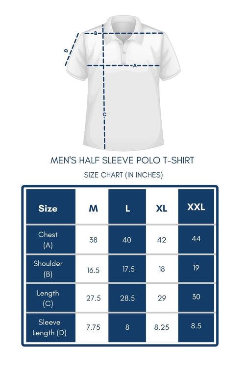 Vista-White Printed Polo T-Shirt