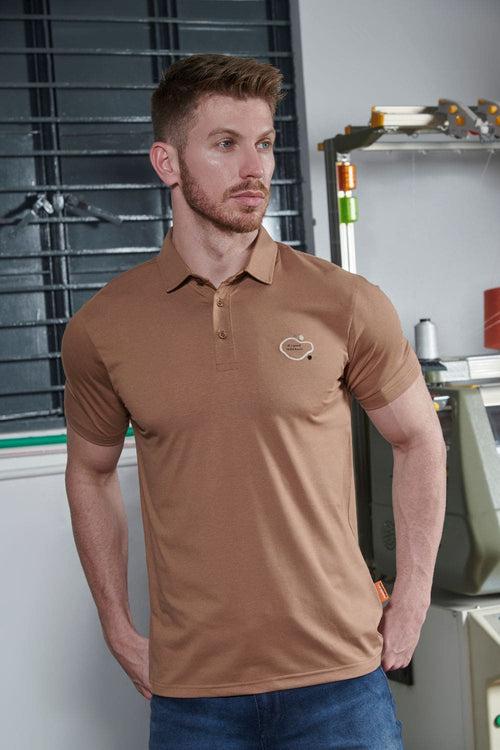 Hot Brown Polo T-Shirt