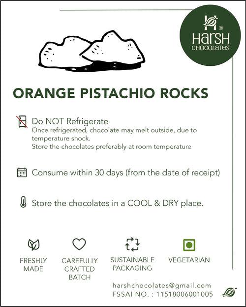 Orange Pistachio Rocks