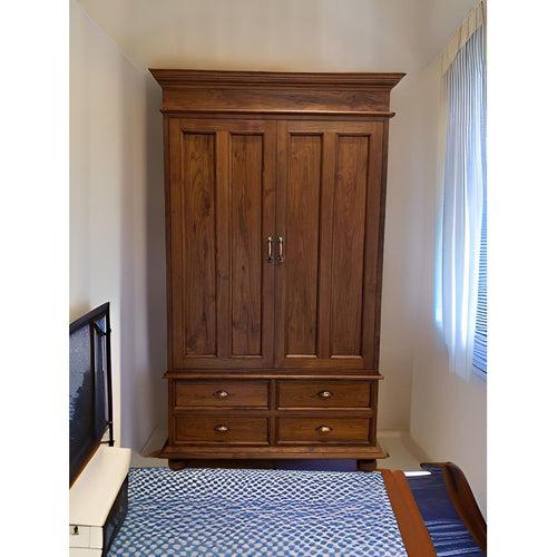 Teak Wood Wardrobe TWD-101