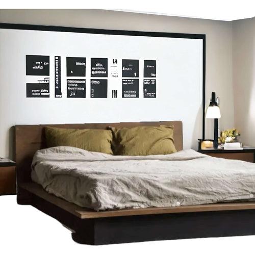 Teak Wood Low Platform Bed | Minimalist, Modern Design