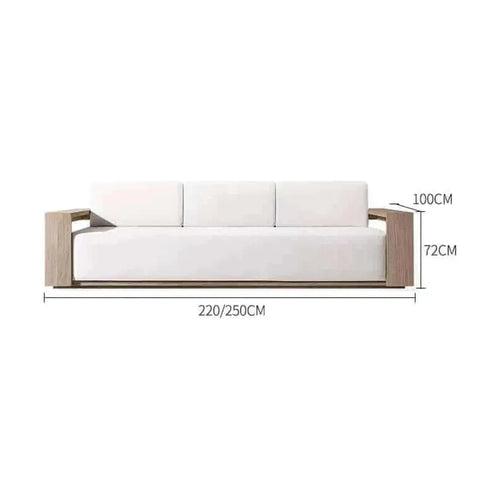 Modern Teak Nordic Sofa Set