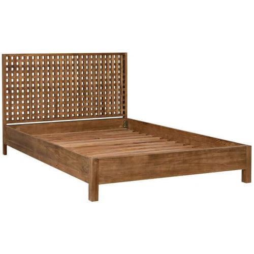 Jharoka Teak Wood Bed