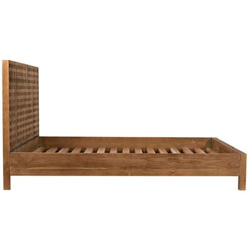 Jharoka Teak Wood Bed