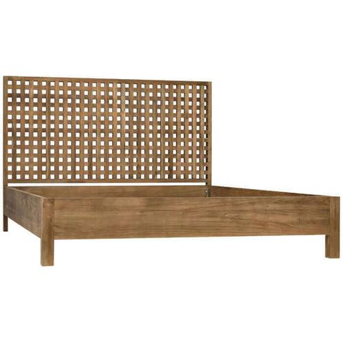 Jharoka Teak Wood Bed