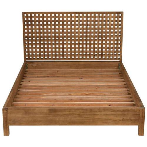 Jharoka Teak Wood Bed