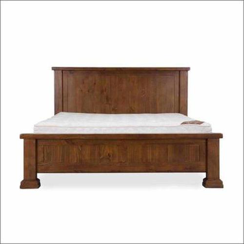 Stylish rustic teak wood bed frame