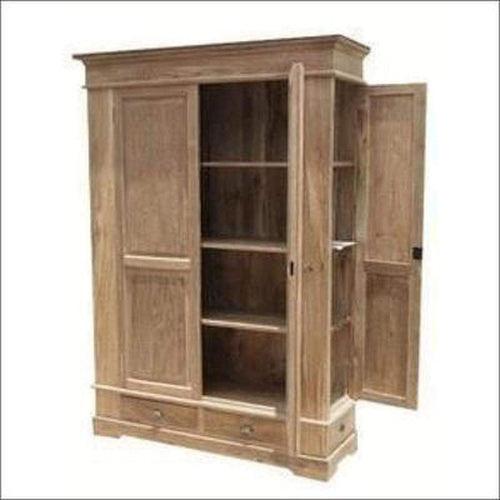 Teak Wardrobe with side shutter TWD-1010