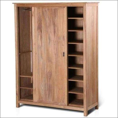 Teak Wood Sliding Wardrobe TWD-1005