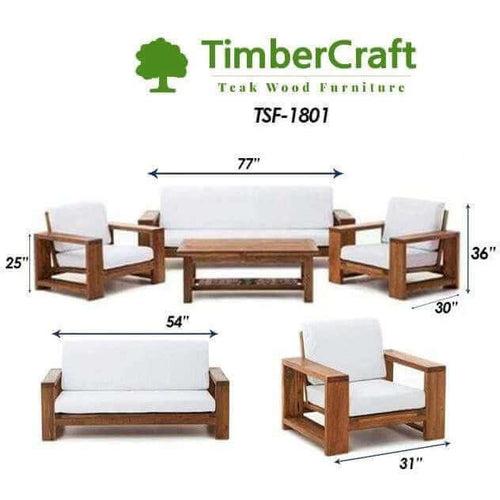 Teak Wood Sofa Set TSF-1801