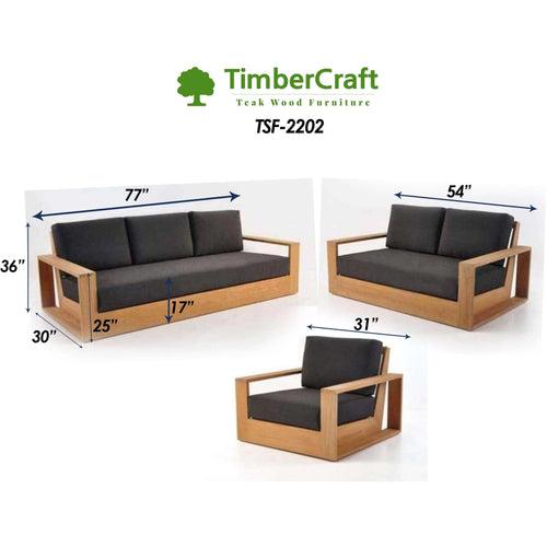 Teak Wood Sofa TSF-2201