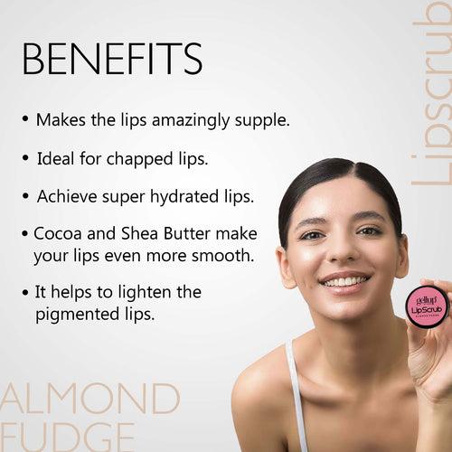 LIP CARE COMBO OF ALMOND FUDGE SCRUB AND BALM