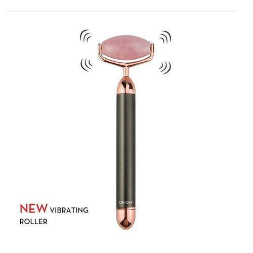 Vibrating Rose Quartz Roller