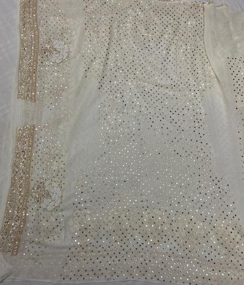 Heritage Ruhani Allover Heavy Badla Pearl and Aari Embroidered Saree