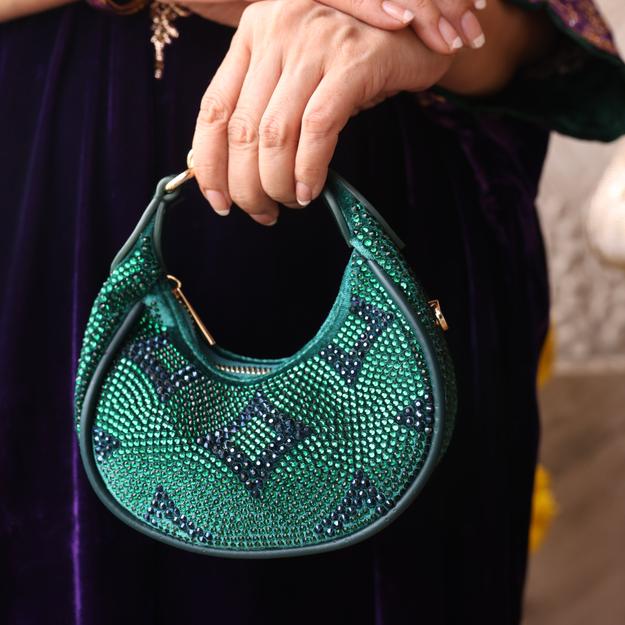 Mehfil Green Moon Bag