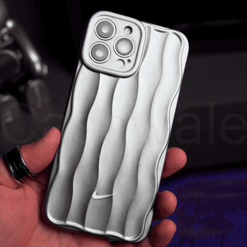 iPhone 15 Series Luxury Nike Edition Wave Pattern Case