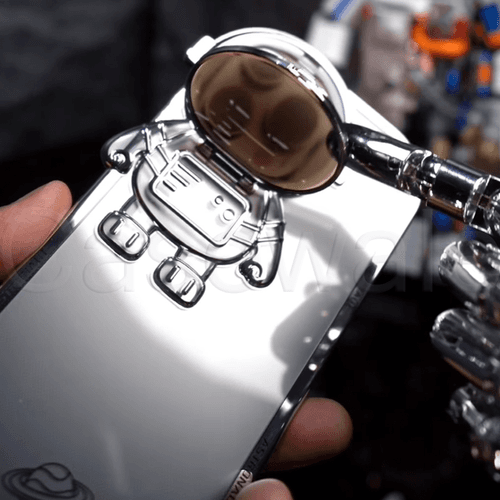 iPhone 12 Series Astronaut Lens Bracket Electroplated Phone Case