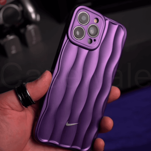 iPhone 15 Series Luxury Nike Edition Wave Pattern Case