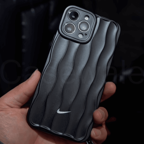 iPhone 15 Series Luxury Nike Edition Wave Pattern Case