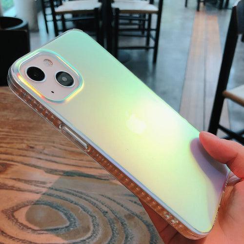 iPhone 13 Series Luxury Matte Laser Aurora Case